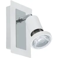 Eglo 94958 Sarria Applique avec interrupteur à bascule blanc chrome