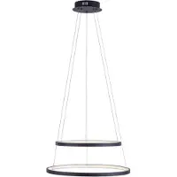 JUST LIGHT Lampe suspendue ronde Circle anthracite