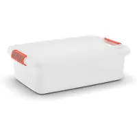 Kis malle multifonctions k latch box m - 28 l - blanc naturel