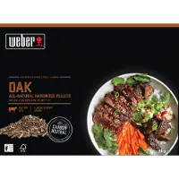 Weber 100 % natürliche Holzpellets aus Eichenholz - 8 kg