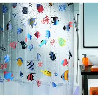 Spirella Rideau de douche PEVA FISH 180x200cm Multicolor