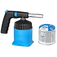 CFH Chalumeau à souder PZ 5000, comprenant une cartouche de gaz avec allumage piézoélectrique