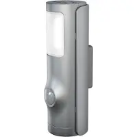 Osram Veilleuse LED NIGHTLUX Torch, avec détecteur de mouvement, argentée