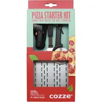 Cozze Set cadeau 3 pièces, trancheur, thermomètre et pelle à pizza 90380