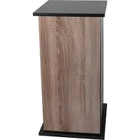 Sera Meuble bas de 80 cm avec porte en bois imitation noyer, pour système modulable Scaper Cube