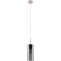Eglo 98694 SELVINO E27 Lampe à suspendre Ø100mm noir-transparent