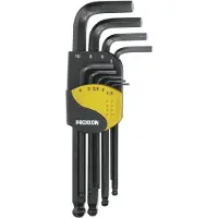 Proxxon Kit de clés Allen HX interne, 9 pièces