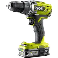 Ryobi R18DD3-215S Perceuse-visseuse sans fil 18 V 50 Nm ( 5133003774 ) + 2x batterie 1,5 Ah + chargeur + housse
