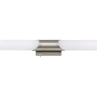 Briloner Applique de salle de bain, nickel mat, 2xE14/40W (E14)
