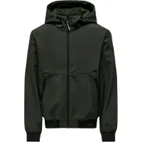 Only & Sons Veste mi-saison 'ONSBowie' vert foncé / noir