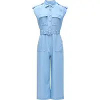 Salsa Jeans 21009428 Sleeveless Jumpsuit Bleu S / 28 Femme