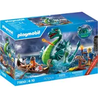 Playmobil Vikings With Sea Monster Figure Bleu Enfants