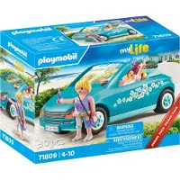 Playmobil 71809 Voiture convertible et filles avec perche à selfie. Ma vie. 30 pièces. À partir de 4 ans.