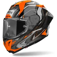 Airoh GP 800 Must, casque intégral ,Noir/Gris/Orange ,S