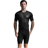 2XU Aero Hex Short Sleeve Trisuit Noir S Homme