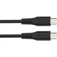 HQ Power Câble USB - USB 2.0 C to C 60W, 480Mbps,nickel plaqué, câble TPE - 1 mètre (1 m, USB 2.0, 60 W)