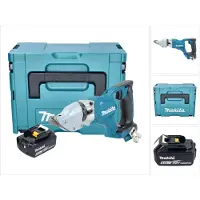 Makita DJS 200 G1J Akku Blechschere 18 V 2,0 mm Brushless + 1x Akku 6,0 Ah + Makpac - ohne