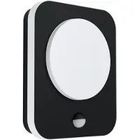 Eglo 99584 MADRIZ LED Applique murale/plafonnier d'extérieur 2x3,6W Capteur noir blanc blanc chaud IP44