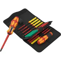 Wera 05006618001 Set D'embouts Interchangeables Kraftform Kompakt VDE 17 RA 1 De 17 Pièces Dans Un Étui