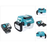 Makita DVC 750 LRF1 Aspirateur Souffleur sans fil LXT 67mbar 7,5l 18V Brushless + 1x Batterie 3,0Ah + Chargeur