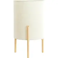 Light & Living Lampe de table - naturel - Litto - bois - lampe de bureau - E27 - 1894588 -