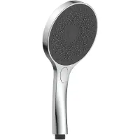 Schutte Douche manuelle SCHÜTTE CAPRI, pommeau de douche avec technologie de jet doux, pommeau de douche avec 3 types de jets, douche pluie chromée/anthracite