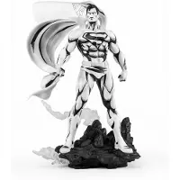Pure Arts Statue DC Heroes SDCC 2024 Superman Black & White PX PVC 1/8