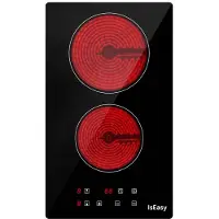 IsEasy Plaque Vitrocéramique T2v-01m 30 Cm 2 Feux