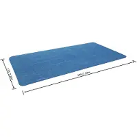 Bestway Bâche Solaire 732 x 366 cm Piscine Rectangulaire