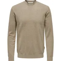 Only & Sons Pull-over 'ONSLoui' beige foncé