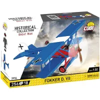 COBI Maquette de construction - - Fokker D. VII - 256 éléments - Bleu - 1:32