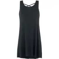 Black premium by emp Robe courte de - Haut Dos Dentelle - S - 5XL - pour Femme - noir - Taille 5XL