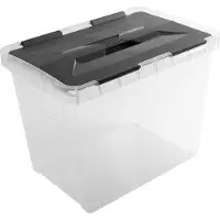 Sunware Onyx Boîte de rangement 15 l transparente