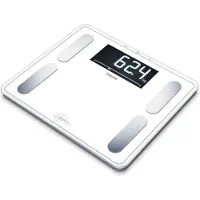 Beurer 73573 Körperanalysewaage BF 410 SignatureLine weiß für max. 200,0 kg