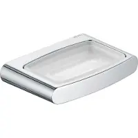 Keuco Porte-savon avec support Elegance 11655019000 chromé cristal véritable mat