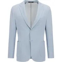 Boggi Milano Veste de costume bleu clair / blanc cassé