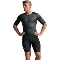 2XU Core Short Sleeve Trisuit Noir M Homme