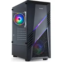 TooQ TQGCC102-B Verre trempé Biohazard USB 3.0 Noir