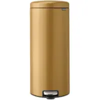 Brabantia NewIcon Poubelle à Pédale 30 Litres Warm Gold