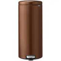 Brabantia NewIcon Poubelle à Pédale 30 Litres Warm Bronze