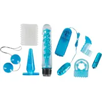 You2Toys - coffret stimulation vibrant 8 pièces - bleu