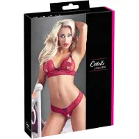 Cottelli - Ensemble soutien-gorge sexy dentelle rouge
