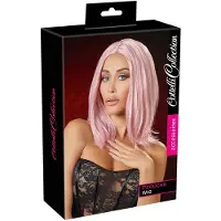 Cottelli collection Cottelli - Perruque mi-longue bob - rose