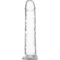 Addiction Crystal - gode silicone ventouse (transparent) - 18 cm