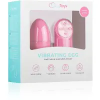 EasyToys - œuf vibrant télécommandé 7 modes - rose