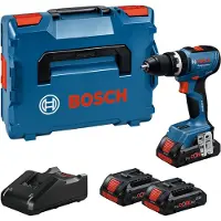 Bmi Professional Tournevis électrique Gsb 18v-65 + 2 Bat Procore4.0ah + L-boxx