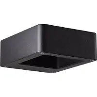 Brilliant Applique murale d'extérieur LED Golda | luminaire d'extérieur moderne et décoratif | noir | 14,5x12cm | 1x 7W LED intégrée | 660 lm | 3.000 K | IP54
