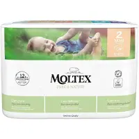 Moltex Pure & Nature Mini Taille 2 Couches jetables ECO 3-6 kg 38 pièces