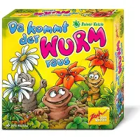 Simba Zoch Kinderspiel Jeu de course Da kommt der Wurm raus 601105198