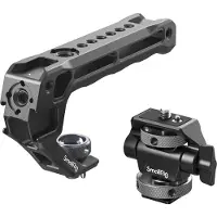SmallRig 5322 Poignée supérieure avec kit de support de moniteur (compatible avec la griffe froide)